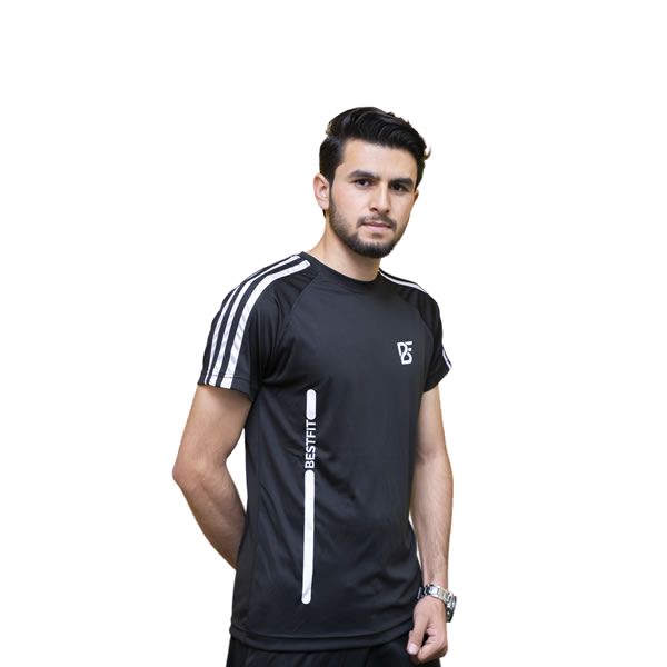 Black (FS)- DriFit Summer Tracksuit 02 - BK(FS)-TS-02-5 Black (FS)- DriFit Summer Tracksuit 02 - BK(FS)-TS-02-5