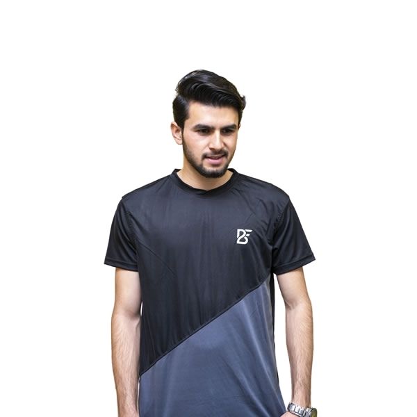 Black & Grey - DriFit Summer Tracksuit - BG-TS-04-1 Black & Grey - DriFit Summer Tracksuit - BG-TS-04-1