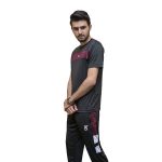 Black & Maroon (CP) - DriFit Summer Tracksuit - BM(CP)-TS-05-4