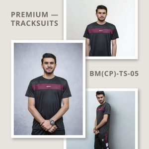 Black & Maroon (CP) - DriFit Summer Tracksuit - BM(CP)-TS-05-5 Black & Maroon (CP) - DriFit Summer Tracksuit - BM(CP)-TS-05-Highlights