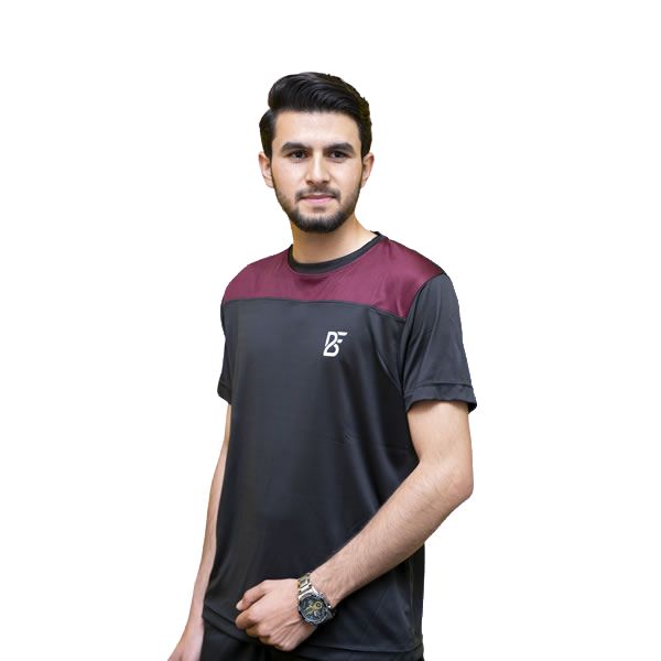 Black & Maroon (TP) DriFit Tracksuit - BM(TP)-TP-06-2 Black & Maroon (TP) DriFit Tracksuit - BM(TP)-TP-06-2