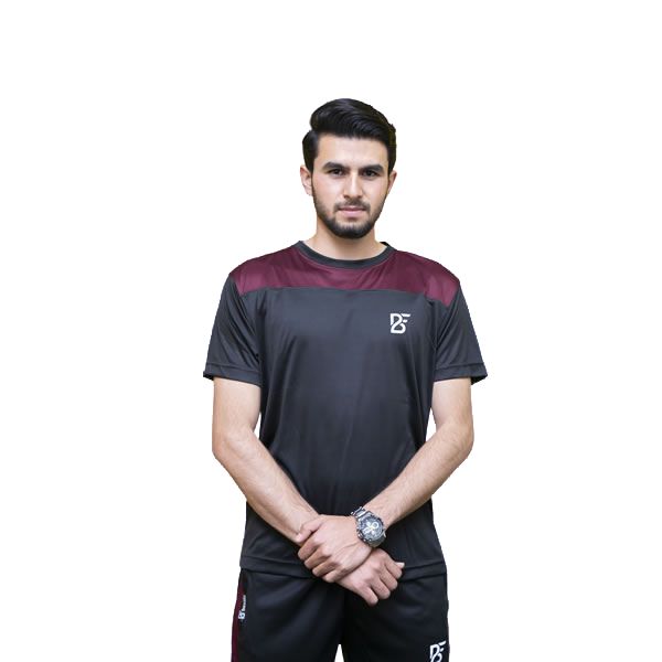 Black & Maroon (TP) DriFit Tracksuit - BM(TP)-TP-06-4 Black & Maroon (TP) DriFit Tracksuit - BM(TP)-TP-06-4