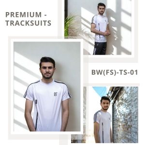 Black & White (FS) - DriFit Summer Tracksuit 01 - BWFS-TS-01-5 Black & White (FS) - DriFit Summer Tracksuit 01 - BWFS-TS-01-Highlights