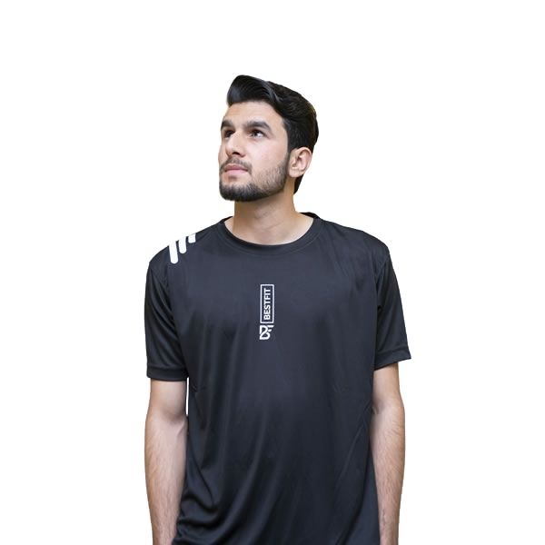 Black (FB3S) - DriFit Summer Tracksuit - BK(FB3S)-TS-08-4 Black (FB3S) - DriFit Summer Tracksuit - BK(FB3S)-TS-08