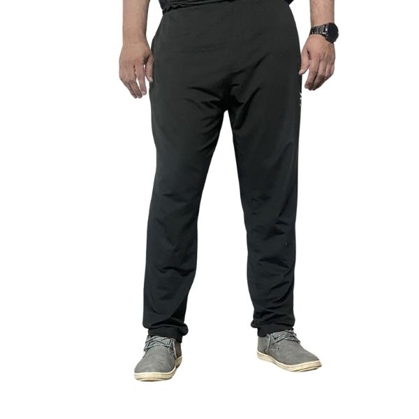 Black Men's Premium Dri-FIT Stretch Trouser BK-LYTR-01 - 3 Black Men's Premium Dri-FIT Stretch Trouser BK-LYTR-01 - 3