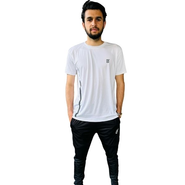 Black & White (FS) - DriFit Summer Tracksuit - BW(FS)-TS-03A-1 Black & White (FS) - DriFit Summer Tracksuit - BW(FS)-TS-03A-1