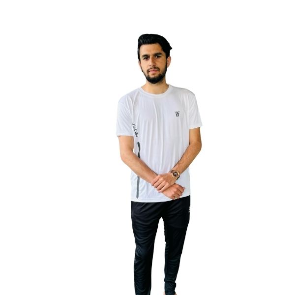 Black & White (FS) - DriFit Summer Tracksuit - BW(FS)-TS-03A-3 Black & White (FS) - DriFit Summer Tracksuit - BW(FS)-TS-03A-3